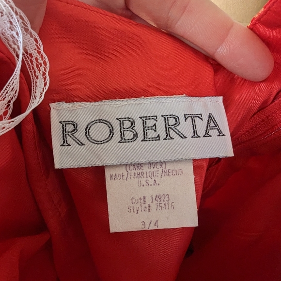 Vintage Red Cheongsam Dress - Picture 9 of 10